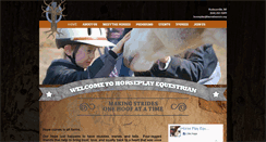 Desktop Screenshot of horseplayequus.com
