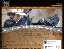 Tablet Screenshot of horseplayequus.com